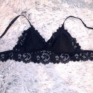 Marilyn Monroe / Black Bralette / Medium